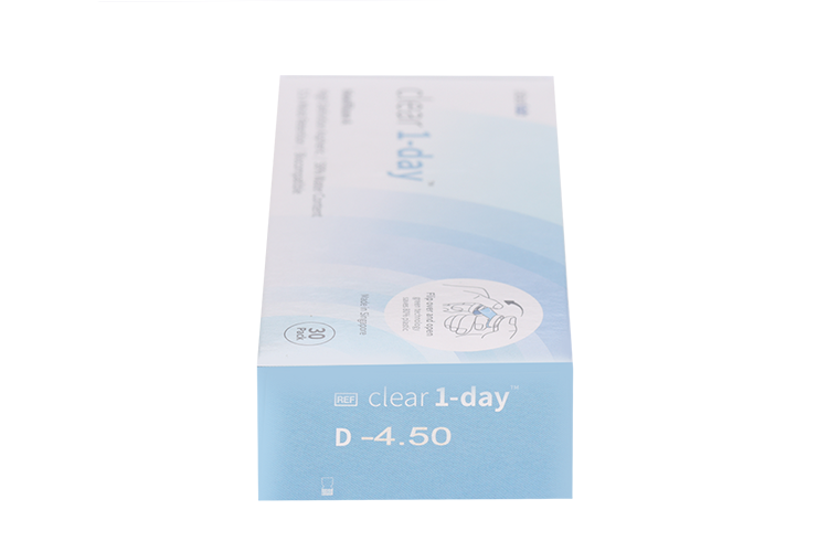 Линзы Clearlab Clear 1-day контактные R 8.7 (диоптрия -4,5), 30 шт