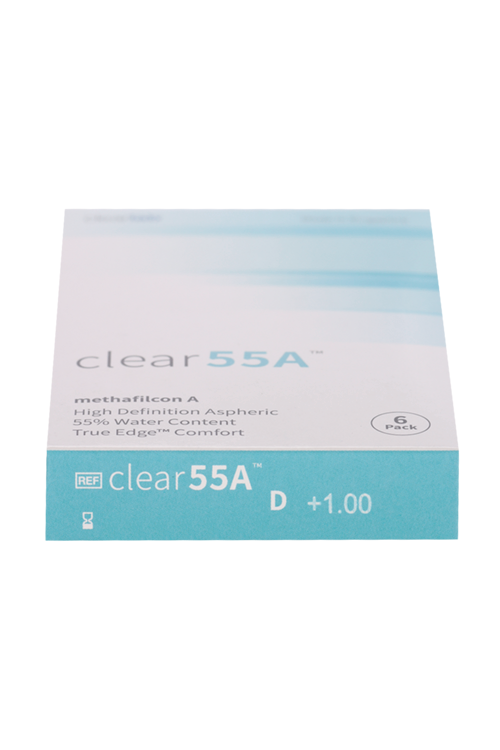 Линзы Clearlab Clear55 А контактные R 8.7 (диоптрия +1,0), 6 шт