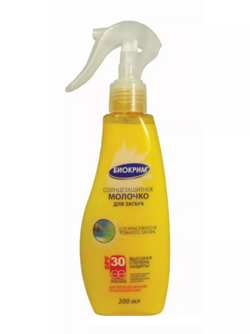 

Молочко Биокрим солнцезащит SPF30, 200 мл, (4650057002111)