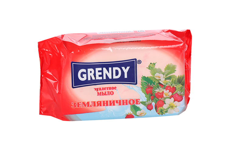 

Мыло Grendy Земляничное туалетное, 200 г