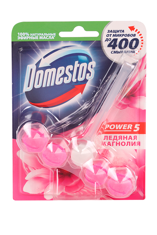 

Блок туалет Domestos Ледяная Магнолия 55 г