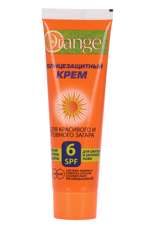 

Крем Orange солнцезащит SPF6 д/загара, 90 мл