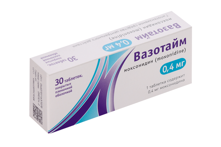 

Вазотайм 0.4 мг, 30 шт, таблетки покрытые пленочной оболочкой