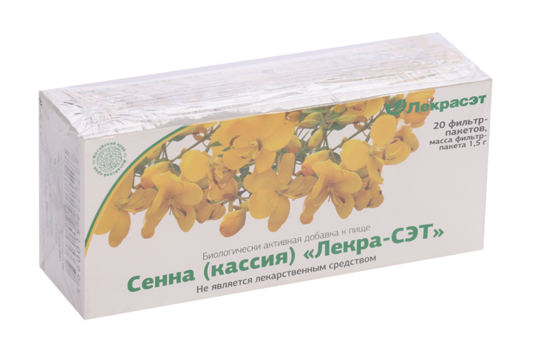 

Сенны (Кассия) листья, 1,5 г, 20 шт, ф/п