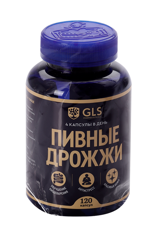 

Пивные дрожжи GLS, 300 мг, 120 шт, капсулы