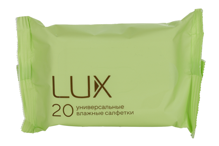 Салфетки LUX влажные универсальные, 20 шт, (80483)