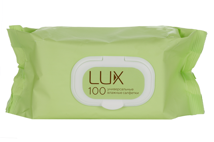 Салфетки LUX влажные универсальные 100 шт 130₽