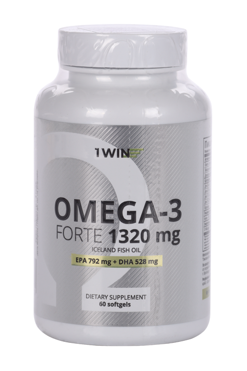 

Omega-3 Форте 1WIN, 60 шт, капсулы