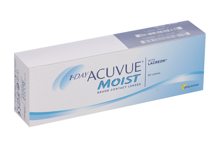 

Контактные линзы 1-Day ACUVUE Moist 30 линз DIA14.2 BC 9.0 D -7.00