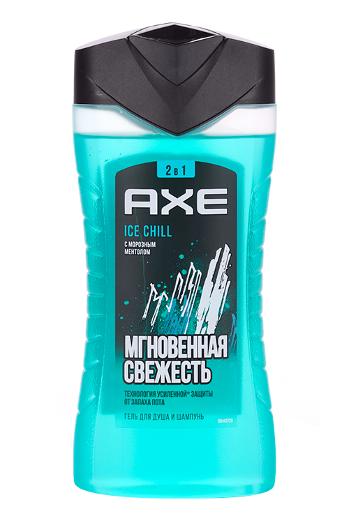 Гель д/душа AXE Айс чилл муж 2в1 Мгновенная свежесть, 250 мл