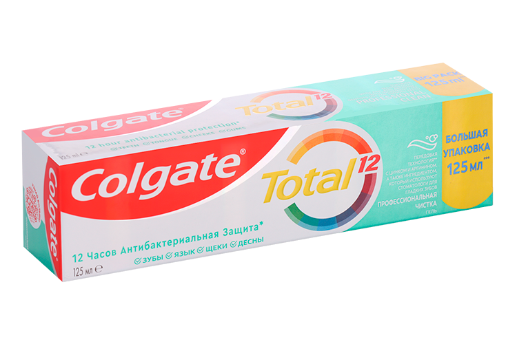 З/паста Colgate Total 12 Профессиональная чистка, 125 мл, гель