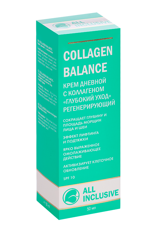 

Крем ALL INCLUSIV COLLAGEN BALANCE Глубокий уход регенерирующий дн, 50 мл