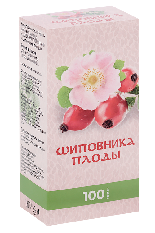 

Шиповника плоды Целебная поляна, 100 г