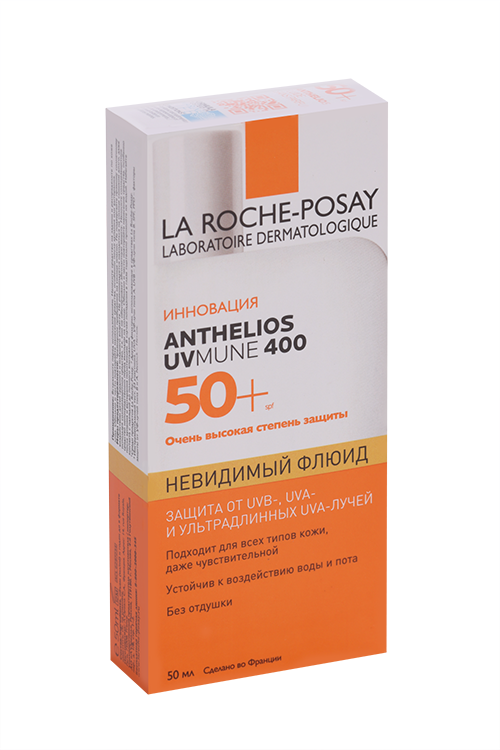 

Средство Ля Рош-Позэ Антгелиос Флюид UVMUNE 400 SPF 50+, 50 мл