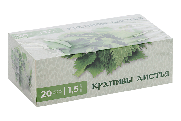 

Крапивы листья Цлебная поляна, 1,5 г, 20 шт, ф/п