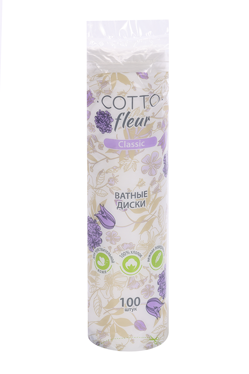 Ватные диски Cotto Fleur classic, 100 шт