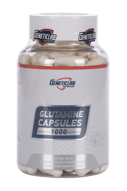 

Комплексная пищевая добавка GENETICLAB L-GLUTAMINE capsules, 670 мг, 180 шт, капсулы