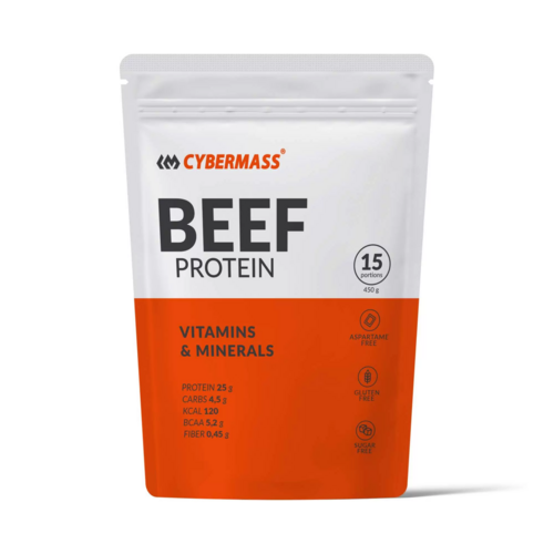 Протеин Cybermass beef protein cocktail шоколад-лесной орех, 450 г