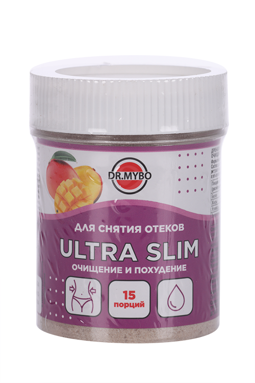 

Напиток Dr Mybo Ultra Slim Манго дренажный детокс очищение/похудение д/снятия отеков, 75 г, порошок