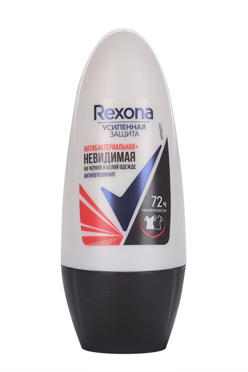 

Антиперспирант-шарик REXONA Антибактериальная Неведимая на ч/б одежде, 50 мл