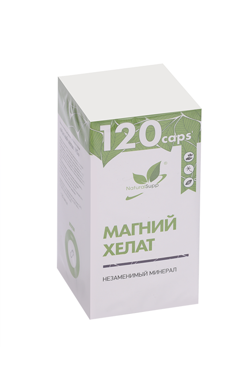 

Магний хелат NS, 850 мг, 120 шт, капсулы