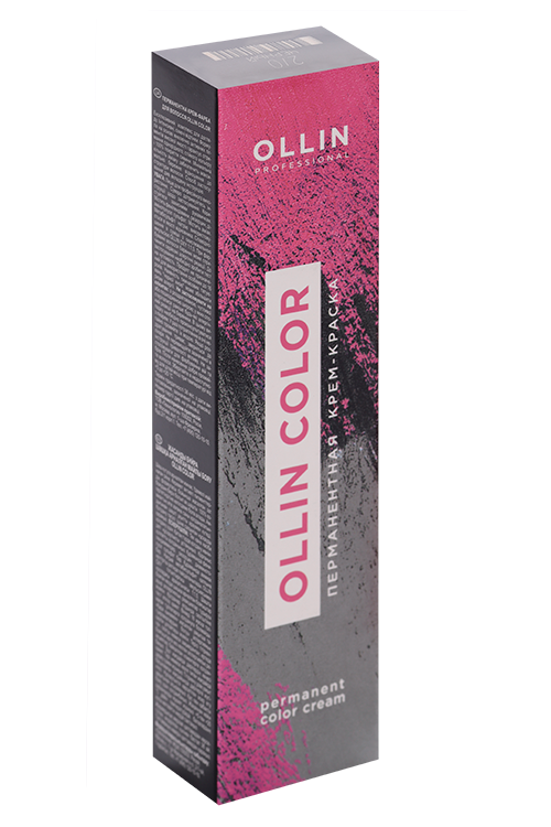 Крем-краска Ollin Professional COLOR перманентная черный 2/0 д/волос 60 мл