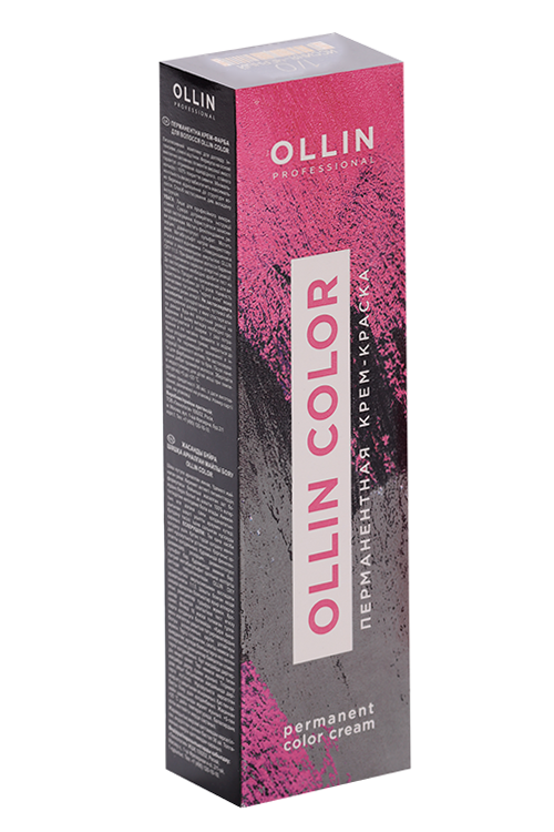 

Крем-краска Ollin Professional COLOR д/волос перманент иссиня-черный 1/0 100 мл