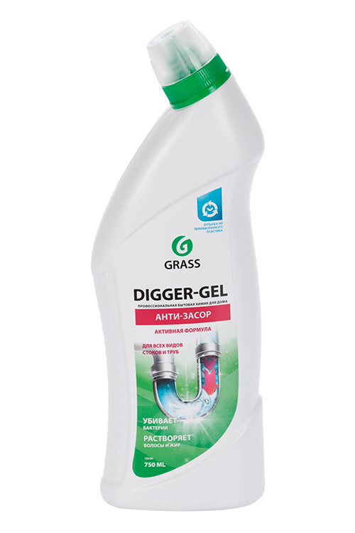 

Средство GRASS Digger Gel анти-засор 750 мл