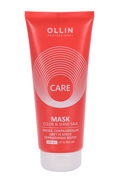 

Маска Ollin Professional Care Color&Shine Save сохраняющ цвет и блеск окраш волос, 200 мл