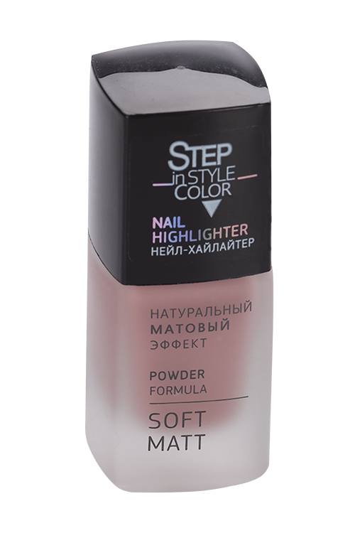 Лак Step in Style Nail Highlighter №19 д/ногтей натур матовый эффект Full Beat 11 мл