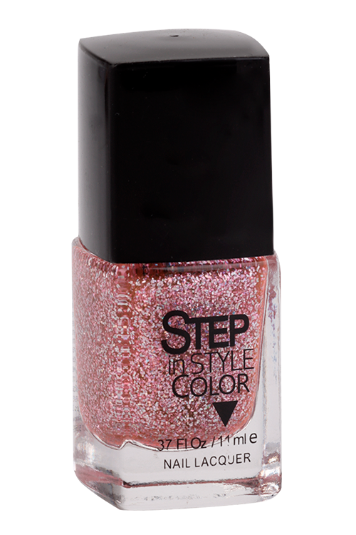 

Лак Step in Style Color д/ногтей №03 ГОЛОГРАФИЯ розовый 11 мл