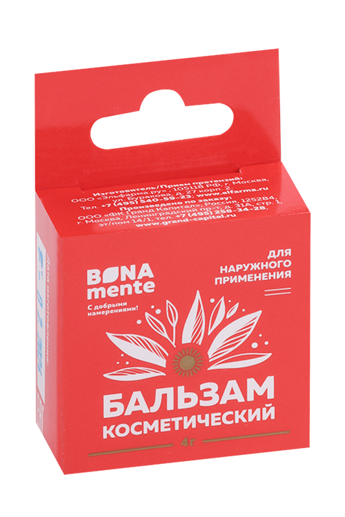 

Бальзам Bona Mente косметический, 4 г