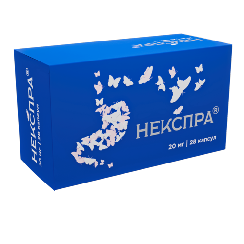 

Эзомепразол Некспра 20 мг, 28 шт, капсулы кишечнорастворимые