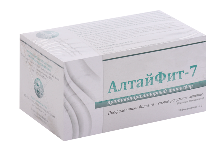 

Фиточай Алтайфит-7 противопаразитарный, 20 шт, ф/п