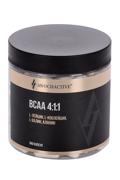 

BCAA 411 аминокислотный комплекс д/питания спортсменов, 720 мг, 240 шт, капсулы