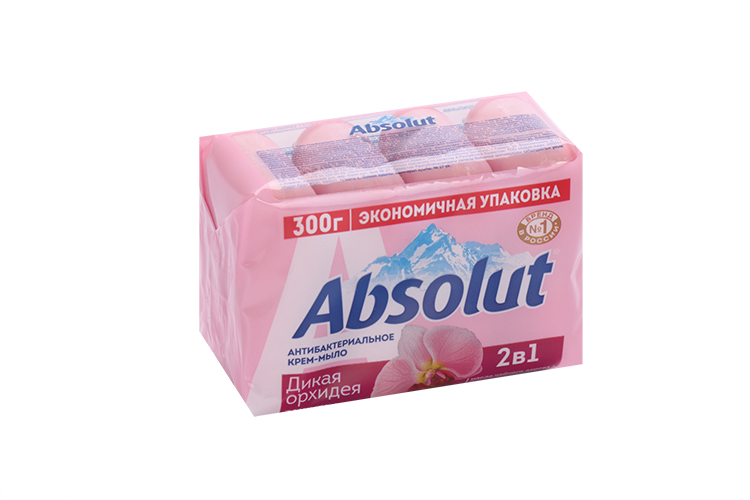 

Крем-мыло Absolut 2в1 Дикая орхидея, 75 г, 4 шт