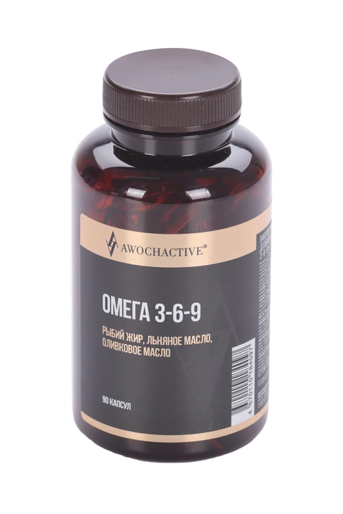 

Омега 3 35% AWOCHACTIVE, 90 шт, капсулы