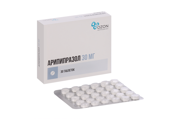 Арипипразол 30 мг, 30 шт, таблетки
