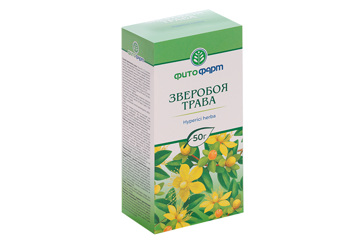 Зверобоя трава измельченная, 50 г