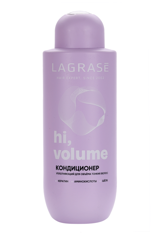 Кондиционер LAGRASE Hi Volume уплотняющий д/тонких волос, 500 мл