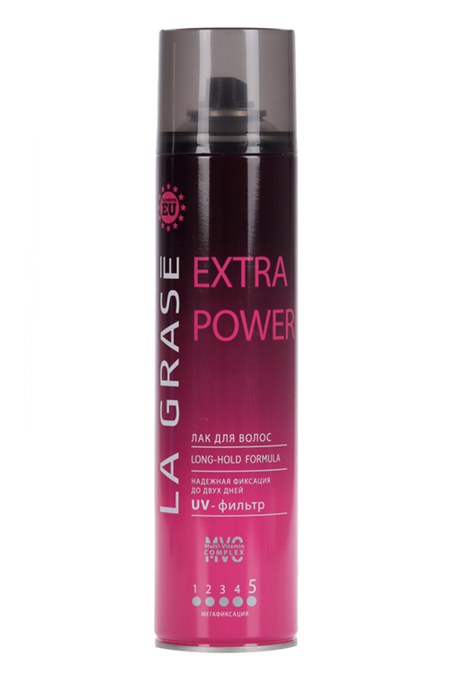 Лак д/волос La Grase Extra Power 400 мл