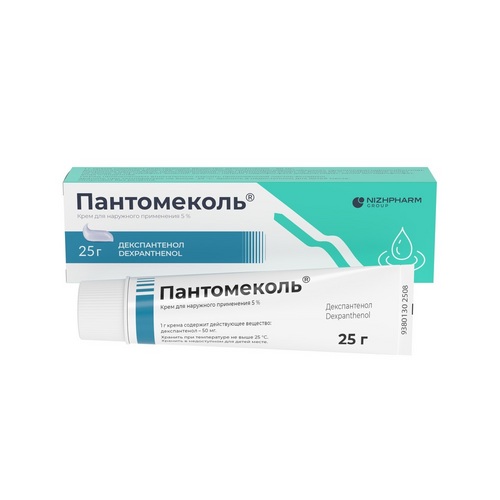 Пантомеколь 5%, 25 г, крем для наружного применения