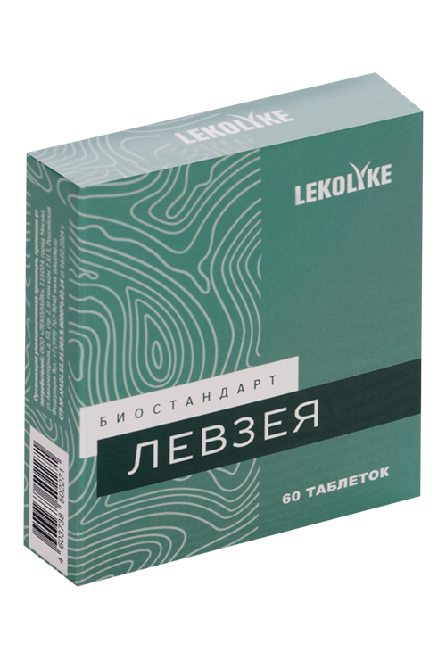 Левзея Lekolike Биостандарт, 550 мг, 60 шт, таблетки