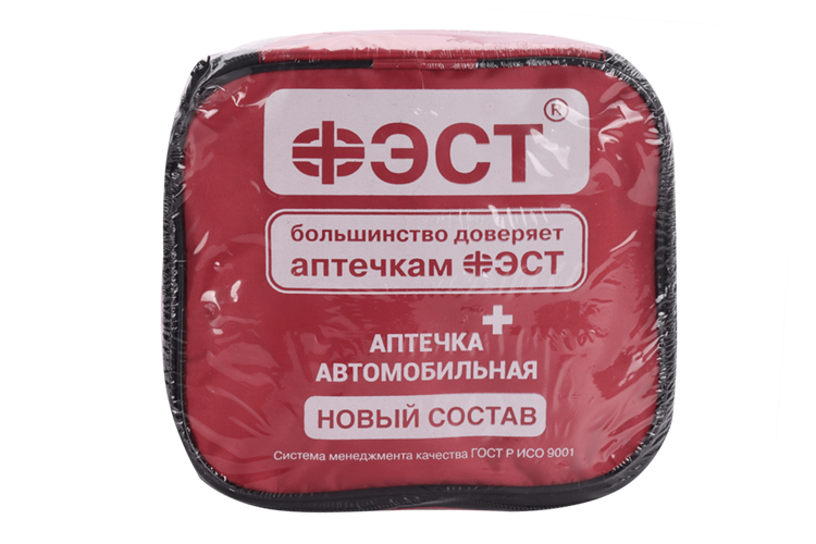 Аптечка ФЭСТ д/оказания первой помощи с мед изделиями, мягкий футляр (приказ 260н)
