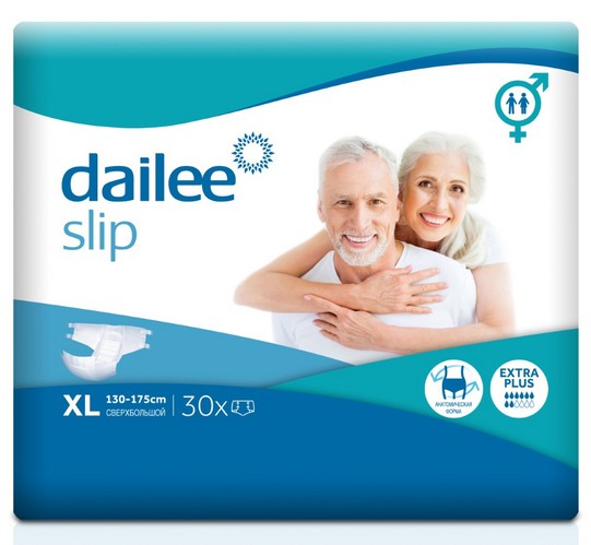 Подгузники д/взрослых Dailee Extra Plus р XL, 30 шт