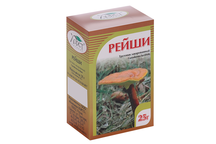 Рейши трутовик лакированный, 25 г, сырье растительное (пищ)