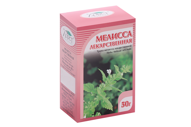 Мелисса лекарственная трава, 50 г, сырье растительное измельченное (пищ)
