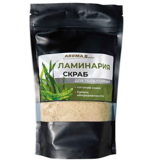

Скраб AROMASaules д/тела соляной Ламинария, 400 г
