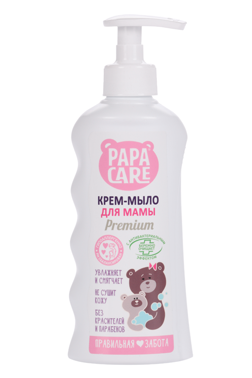 Крем-мыло Papa Care д/рук увлажняющее с календулой, 250 мл