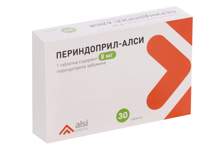 Периндоприл-АЛСИ 8 мг, 30 шт, таблетки